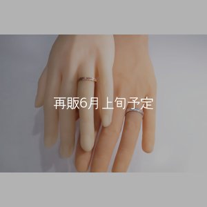 画像2: フェザーリング [ペア]  ■K10PG 3mm  ■SV925 4mm 