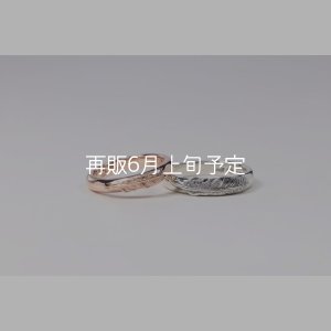 画像2: ラウンドフェザーリング [ペア] ｜K10PG/SV925｜ 