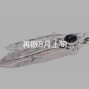 画像3: Wフェザーネックレス (L1/LL2オニキス)  クローフック/アローメディスン 『チェーン50cm』 