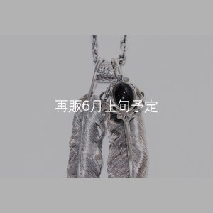 画像4: Wフェザーネックレス (L1/LL2オニキス)  クローフック/アローメディスン 『チェーン50cm』 