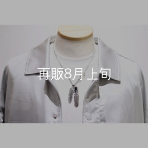 画像11: Wフェザーネックレス (L1/LL2オニキス)  クローフック/アローメディスン 『チェーン50cm』 