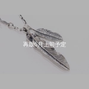 画像3: Wフェザーネックレス (MM2/L2オニキス)  クローフック/アローメディスン 『チェーン50cm』 