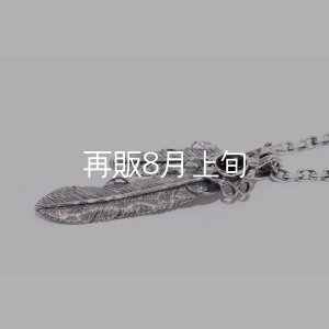 画像2: Wフェザーネックレス (MM2/L2オニキス)  クローフック/アローメディスン 『チェーン50cm』 