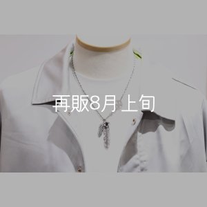 画像7: Wフェザーネックレス (MM2/L2オニキス)  クローフック/アローメディスン 『チェーン50cm』 