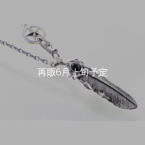 画像2: 千年フェザー(L2オニキス)  クローフック/スターメディスン 『チェーン50cm』 