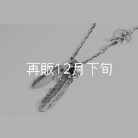  Wフェザーネックレス (M1/L2オニキス)   クローフック/スターメディスン 『チェーン50cm』 