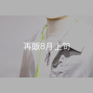 画像9:  Wフェザーネックレス (M1/L2オニキス)   クローフック/スターメディスン 『チェーン50cm』 