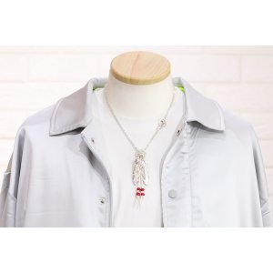 画像7: Wフェザーネックレス (L1SUNコンチョ/L2) 『スターフックチェーン50cm』 