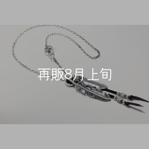 画像1: Wフェザーネックレス (LL1/L2SUNコンチョ) 『スターフックチェーン50cm』 