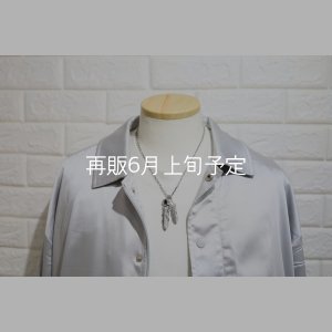 画像4: Wフェザーネックレス (L1オニキス/M2) 『チェーン50cm』 