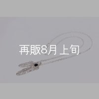 Wフェザーネックレス (MM2/M2オニキス) 『チェーン45cm』 