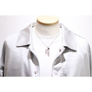 画像7: Wフェザーネックレス (MM2/M2オニキス) 『チェーン45cm』 