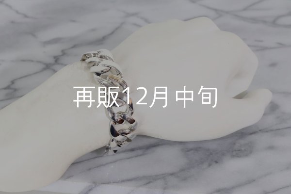 画像1: スムースチェーンブレス ｜K18ミニフェザー｜  (1)