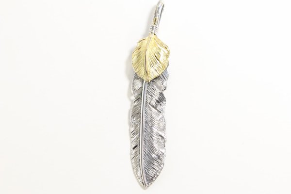 画像3: 千年フェザー(LL1)  K18YGハートフェザー  (3)