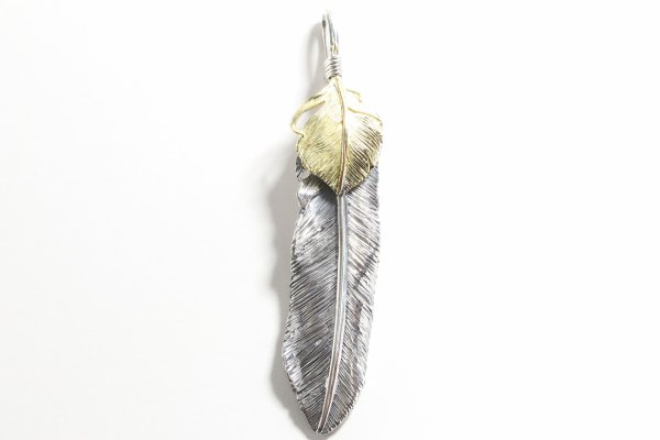 画像2: 千年フェザー(LL2)  K18YGハートフェザー  (2)