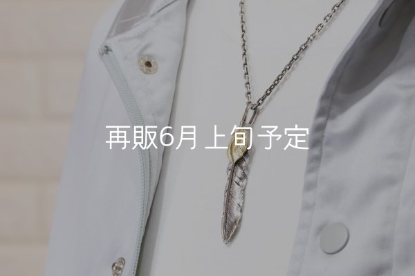 画像8:  千年フェザー (LL1_K18YGハートフェザー) ペンダント『チェーン50cm』  (8)