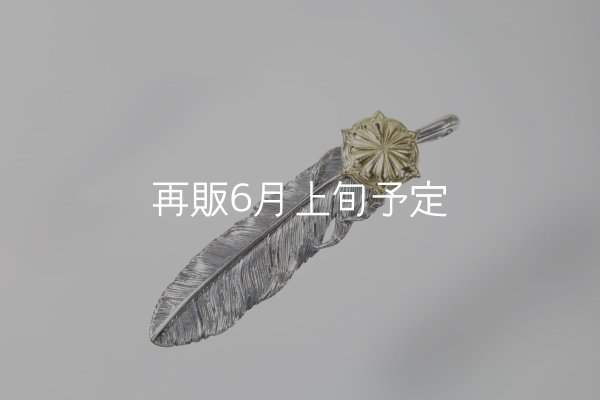 画像3: 千年フェザー(L1)  K18YG-SUNコンチョ  (3)