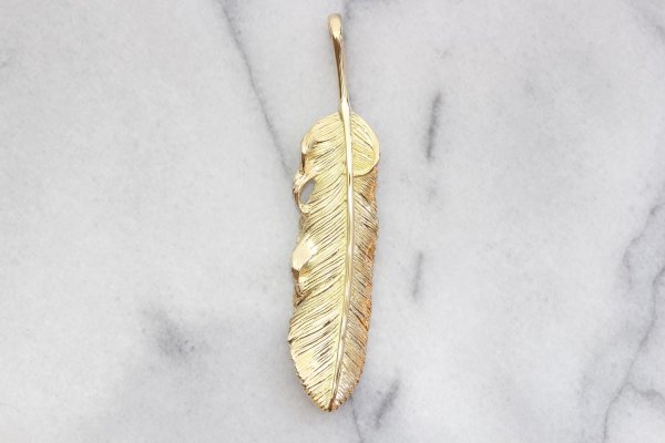 画像2: 千年フェザー(L2)  K18YG  (2)