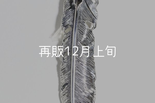 画像6:  千年フェザー (LL1buffスカル×メディスン) ペンダント『チェーン50cm』  (6)