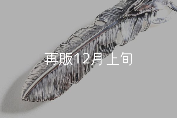 画像7:  千年フェザー (LL1buffスカル×メディスン) ペンダント『チェーン50cm』  (7)