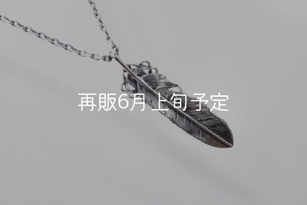 画像3: 千年フェザー(M2オニキス) ペンダント 『チェーン45cm』  (3)