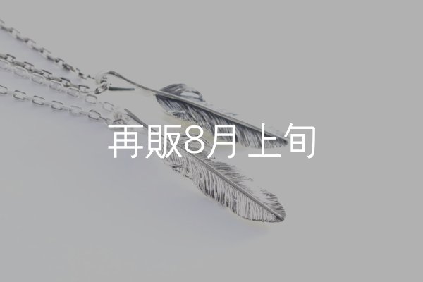 画像2: 千年フェザー(MM1)ペンダント 『チェーン45cm』  (2)