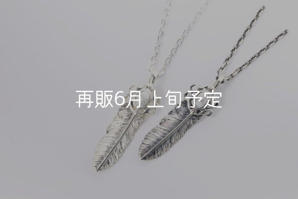 画像2: 千年フェザー(MM2)  マグネサイトペンダント 『チェーン45cm』  (2)
