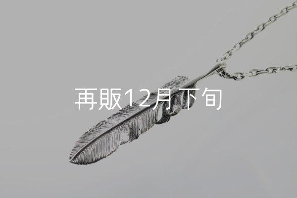 画像3: 千年フェザー(XL2)ペンダント 『チェーン50cm』  (3)