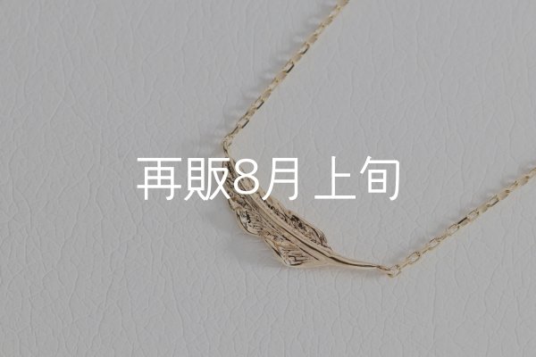 画像2: ミニマムフェザーネックレス ｜K10YG｜  (2)