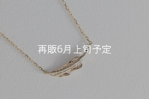 画像3: ミニマムフェザーネックレス ｜K10YG｜  (3)