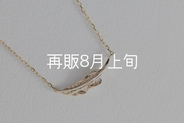 画像3: ミニマムフェザーネックレス ｜K10YG｜  (3)