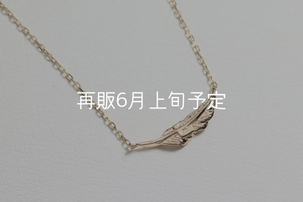 画像4: ミニマムフェザーネックレス ｜K10YG｜  (4)