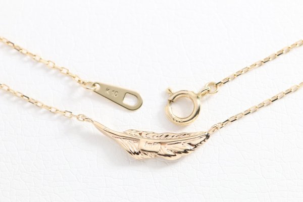 画像5: ミニマムフェザーネックレス ｜K10YG｜  (5)