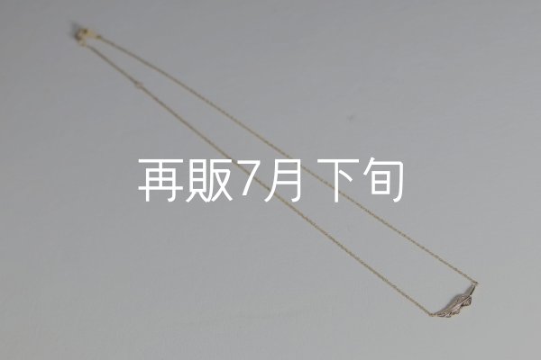 画像6: ミニマムフェザーネックレス ｜K10YG｜  (6)