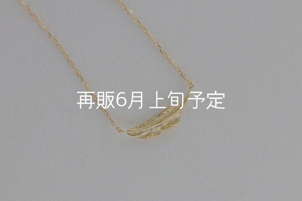 画像3: ミニマムフェザーネックレス ｜K18YG｜  (3)