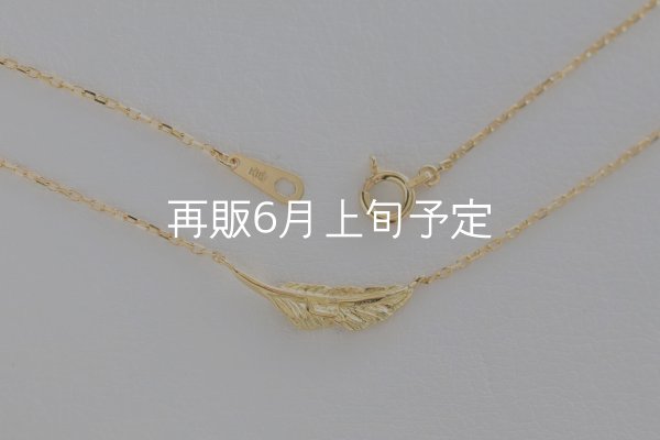 画像5: ミニマムフェザーネックレス ｜K18YG｜  (5)