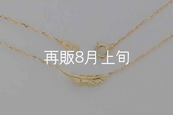 画像5: ミニマムフェザーネックレス ｜K18YG｜  (5)