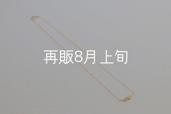 画像4: ミニマムフェザーネックレス ｜K18YG｜  (4)