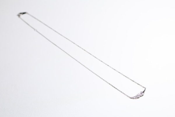画像8: ミニマムフェザーネックレス ｜Pt900｜  (8)