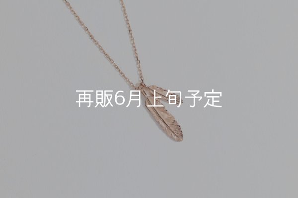 画像4: Wフェザーネックレス(マイクロ) ｜K10PG｜  (4)