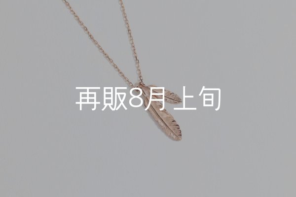 画像4: Wフェザーネックレス(マイクロ) ｜K10PG｜  (4)