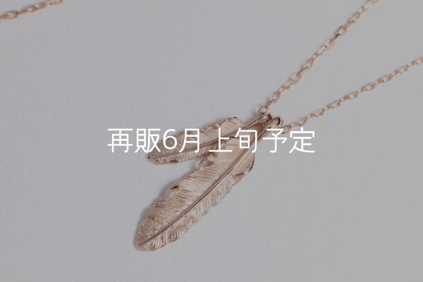 画像6: Wフェザーネックレス(マイクロ) ｜K10PG｜  (6)