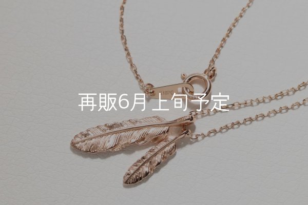 画像7: Wフェザーネックレス(マイクロ) ｜K10PG｜  (7)