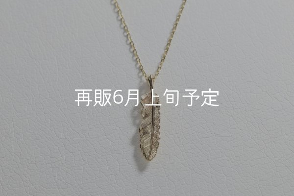 画像2: マイクロフェザーネックレス ｜K10YG｜  (2)