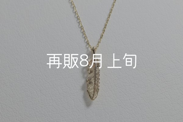 画像2: マイクロフェザーネックレス ｜K10YG｜  (2)