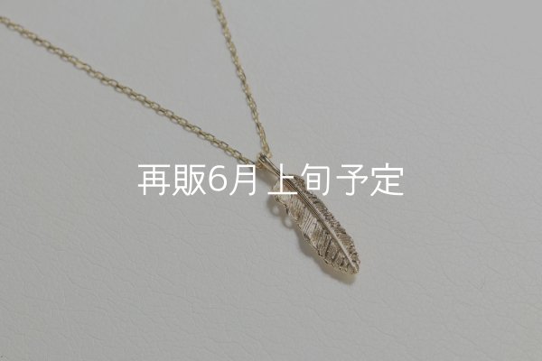 画像1: マイクロフェザーネックレス ｜K10YG｜  (1)