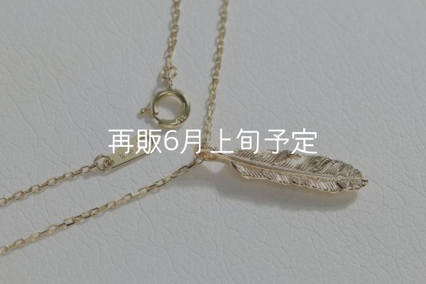 画像4: マイクロフェザーネックレス ｜K10YG｜  (4)