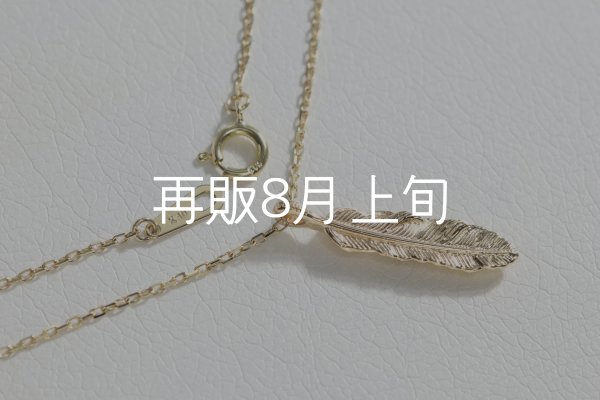 画像4: マイクロフェザーネックレス ｜K10YG｜  (4)