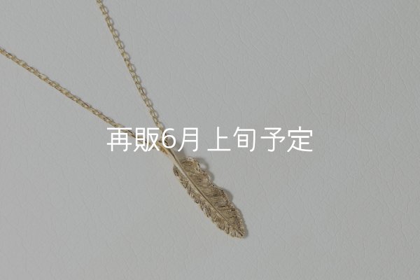 画像2: マイクロフェザーネックレス ｜K18YG｜  (2)