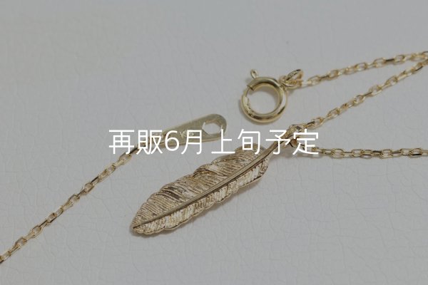 画像6: マイクロフェザーネックレス ｜K18YG｜  (6)